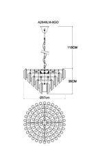 Подвесная люстра Arte Lamp JASTIN A2848LM-8GO, 8хE14