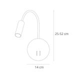 Бра Arte Lamp ELECTRA A8231AP-1BK, LED