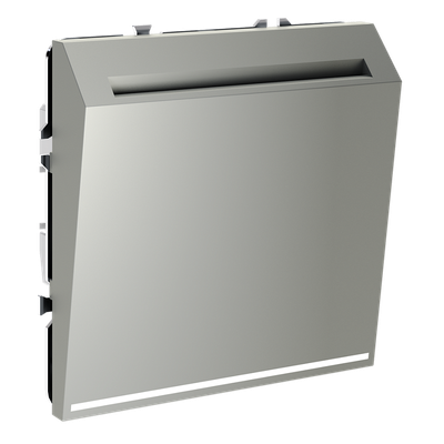 VLS010705 Выключатель встраиваемый VOLTUM S70 карточный 16А, (сталь). (ТМ Maytoni)