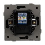 Механизм компьютерной розетки SCT-TENDO-MPC1-SFPL-BK (RJ-45, CAT6) (Arlight, -)