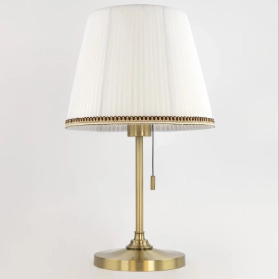Citilux Линц CL402730 Настольная лампа бронза с белым абажуром