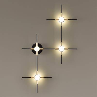 3906/14WL L-VISION ODL20 323 золот/черн/металл Настенный светильник LED 4000K 14W 220V COSTELLA