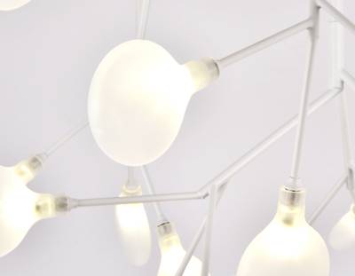 Потолочная люстра TR3018/36 WH/FR белый/матовый G4/36 max 20W D920*480 (лампы LED G4 1.5W 4200K в комплекте)
