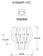 Настенный светильник Arte Lamp ELLA A1054AP-1CC, 1хE14
