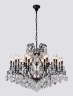 Люстра Crystal Lux MAGNIFICO SP19 BLACK/TRANSPARENT 2310/319