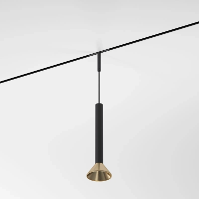 Mini Magnetic Трековый светильник 3W 3000K черный/латунь 85164/01