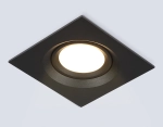 Светильник встраиваемый TN1144 BK черный IP44 GU5.3 95*95*38