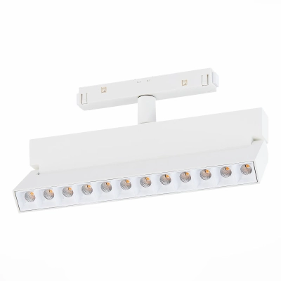 ST362.546.12 Магнитный трековый светильник белый LED 1*12W 4000K 1 009Lm Ra>80 36° IP20 L219xW22xH134 48V