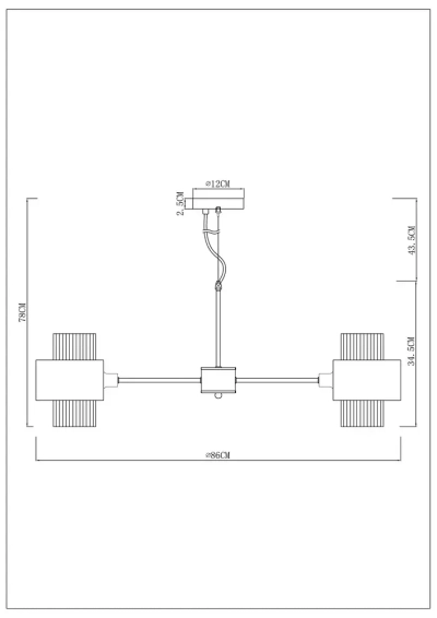 Подвесная люстра Arte Lamp FANTASIA A4076LM-8CC, 8хE14