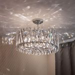 Citilux Ингвар CL334281 Люстра подвесная хрустальная Хром