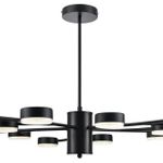8117/15 COMFI LN25 черный, металл Люстра LED GX53 15*7W 220V TORINA