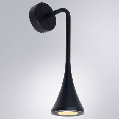 Фасадный светильник Arte Lamp BRONN A2367AL-1BK, 1хGU10