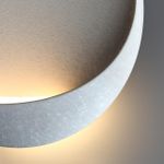 7005/7WL HIGHTECH ODL25 253 Настенный светильник белый ice crack/акрил IP44 LED 7W 347Лм 3000K CRI &gt; 90 VELA