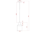 Подвесной светильник Arte Lamp LARK A7073SP-1BK, 1хE27