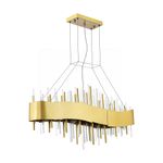 SL1633.213.08 Люстра подвесная ST-Luce Матовое золото/Матовое золото,Прозрачный E14 8*40W