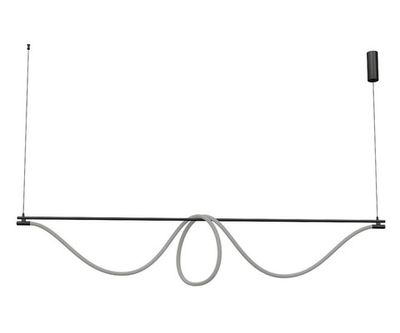 08062K-200,19 Подвес Салли черный L200 h120 Led 80w (4000k) с пультом ДУ