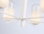 Светильник светодиодный подвесной LH11107/6 WH/FR белый/белый матовый 24W 3000K D630*280