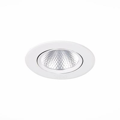 ST211.548.06.24 Св-к встр. Белый LED 1*6W 4000K 480Lm Ra80 24° IP20 D86xH50 220-240V