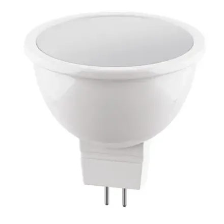 940214 ЛАМПА энергосберегающая LED 220V MR16 G5.3 6.5W=60W 325LM 120G FR 4000K 20000H