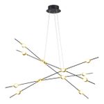 3906/48L L-VISION ODL20 323 золотистый/металл Подвесной светильник LED 4000K 48W 220V COSTELLA