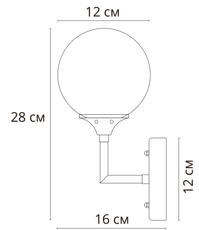Бра Arte Lamp MARCO A2703AP-1SG, 1хE14