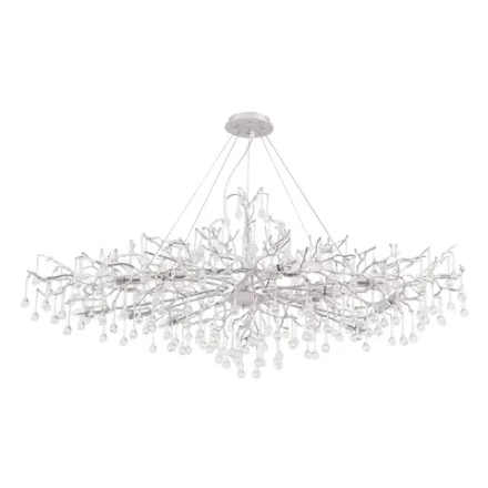 Люстра Crystal Lux REINA V2 SP12 L1500 SILVER PATINA 3582/312V