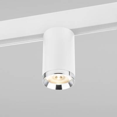 Slim Magnetic R06 Трековый светильник 10W 4200K Ringe белый/серебро 85506/01