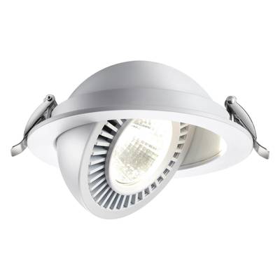 358817 SPOT NT21 278 белый Светильник встраиваемый светодиодный IP20 LED 18W 1600Лм 4000K 220V GESSO