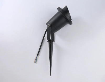 Светильник уличный в грунт ST6339 BK черный IP65 GU10 max 35W D92*315