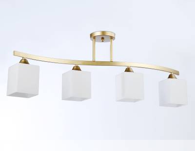 Светильник подвесной TR303122/4 CGD/FR золото/белый матовый E27/4 max 40W 840*150*300