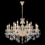 Люстра Crystal Lux MONICA SP10+5 GOLD 2502/315