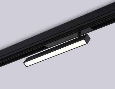 Светильник светодиодный диммируемый для шинопровода Magnetic 220V GL1332 BK черный IP20 18W 3000K-6400K 120° 342*25*112 (Без ПДУ)