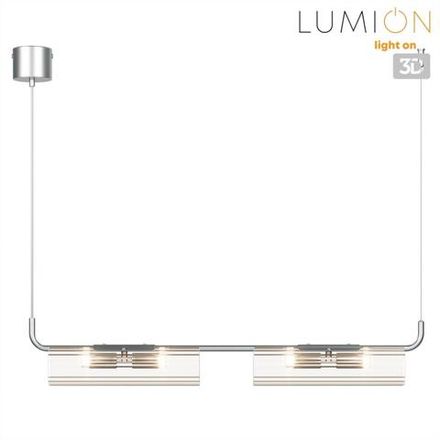8258/4 SUSPENTIONI LN26 серебро/прозрачный, металл/стекло Подвес G9 4*20W 220V TORONTO