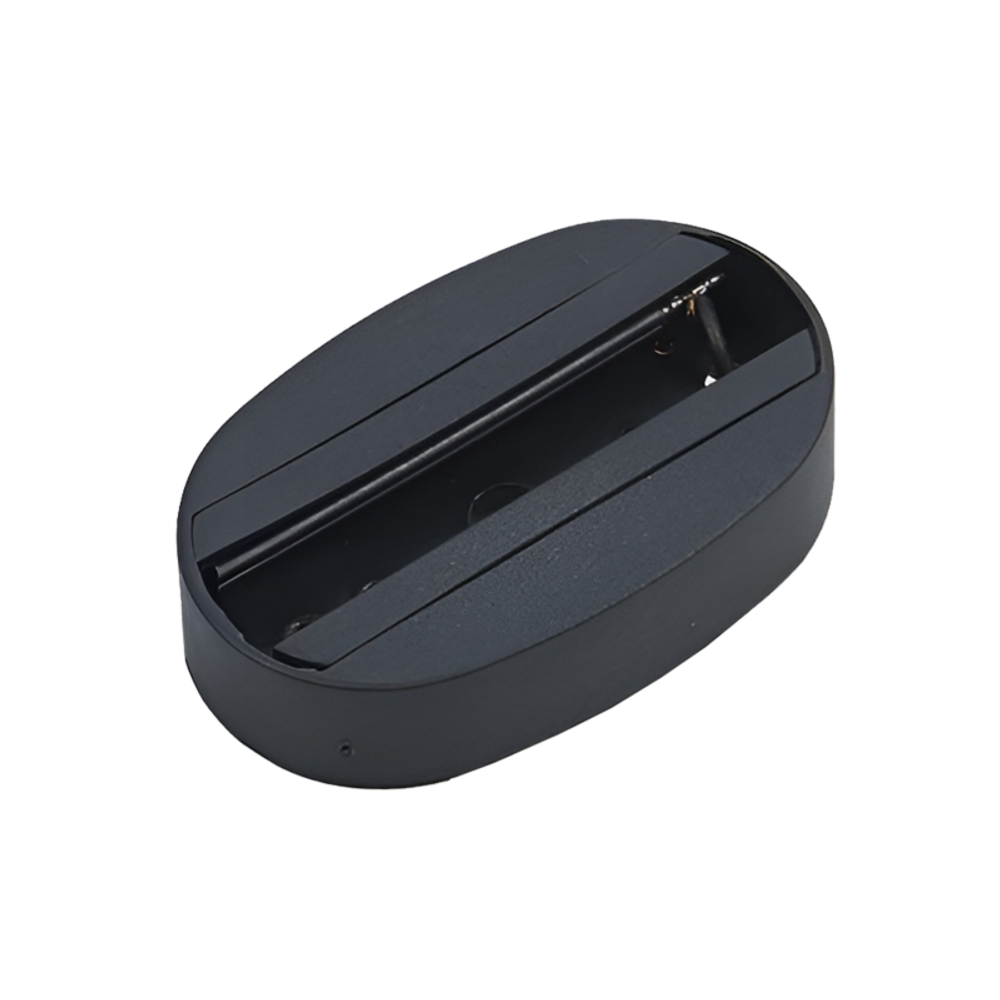 Крепление для трековых светильников стационарное CKB90-BL 90мм черн. IN HOME 4690612060774