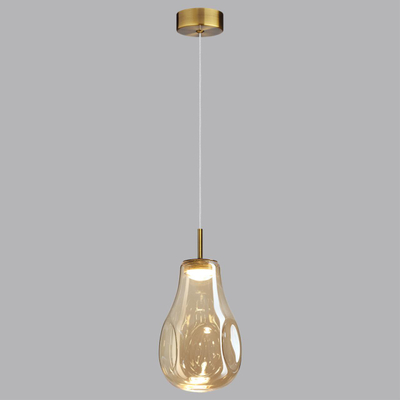 5098/4L PENDANT ODL25 365 античн.бронза/янтарный/металл/стекло Подвес LED 4W 4000K 388Лм NAVE