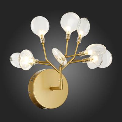 SL411.201.09 Бра ST-Luce Золотистый/Прозрачный G4 9*1,5W