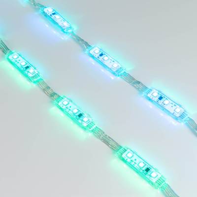 Модуль управляемый DMX-B3 12V RGB (0.72W, IP68, 140 deg) (Arlight, Пластик, 3 года)