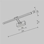 Подсветка Dazzle 2700K 12Вт MIR267WL-L12CH3K. TM Maytoni