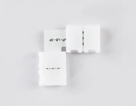 Соединитель угловой L для светодиодной ленты 2835 12/24V (3 конт.) GS6601 (10шт)