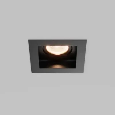 Встраиваемый светильник Металл Модерн / Metal Modern 12 Вт 2.7-3-4 К 50° с переключателем цветовой температуры, DL008-12W2.7-3-4K-B. TM Maytoni