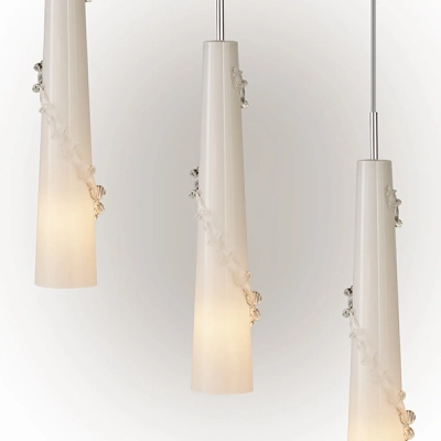 804310 Подвес PETALO 1х40W E14 ХРОМ/БЕЛЫЙ Lightstar