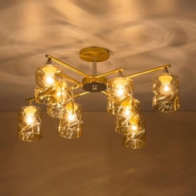 Citilux Клод CL137182 Люстра потолочная Золото