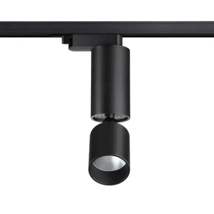 359321 PORT NT24 280 черный Светильник трековый однофазный трехжильный IP20 LED 10W 85-265V 3000K 1100Лм TUBO