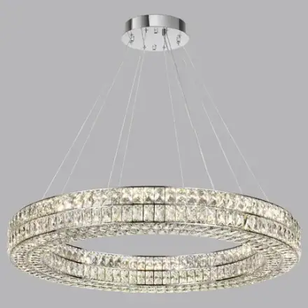 4927/98L L-VISION ODL24 583 хром/металл/хрусталь Люстра LED 98W 4000K 5850Лм PANTA