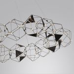 5087/68L L-VISION ODL25 505 черный хром/металл Люстра LED 68W 4000K 3740Лм TRELLIS