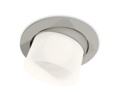 Комплект встраиваемого поворотного светильника XC7653082 SGR/FR серый песок/белый матовый MR16 GU5.3 (C7653, N7170)