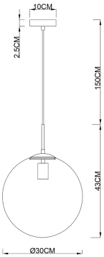 Подвесной светильник Arte Lamp VOLARE A1562SP-1PB, 1хE27
