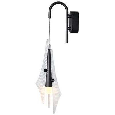 5442/6WLA L-VISION ODL_EX26 059 черный/бел.матовый/металл/стекло/акрил Бра LED*6W 3000K 633Лм AFALINA