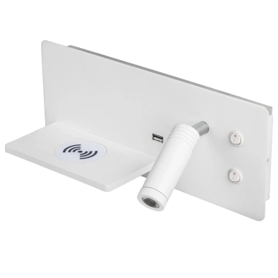808546 Бра MURO 4,5W+3W LED 360LM+240LM БЕЛЫЙ 3000K