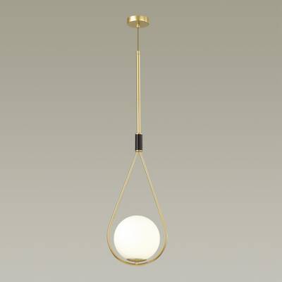 4810/1A PENDANT ODL21 493 золтой/черный/белый Подвес E14 1*40W FLARI